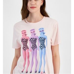 Love Tribe Retro Barbie Crewneck T-Shirt